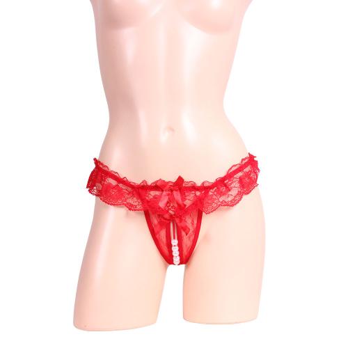 キュンキュンうずく大粒パールオープンショーツ レッド 638 円 キュンキュンうずく大粒パールオープンショーツ レッド