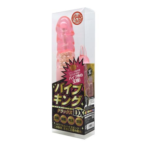 バイブキングDX (パール入り) ピンク 4,334 Yen バイブキングDX (パール入り) ピンク