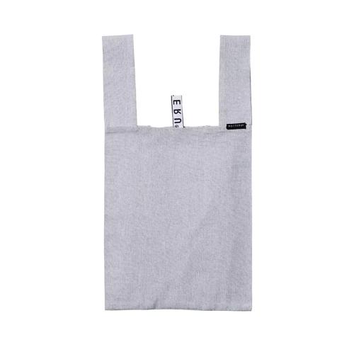 洗える出張デイリーバッグ(再生コットン)グレー OPEN価格 洗える出張デイリーバッグ(再生コットン)グレー