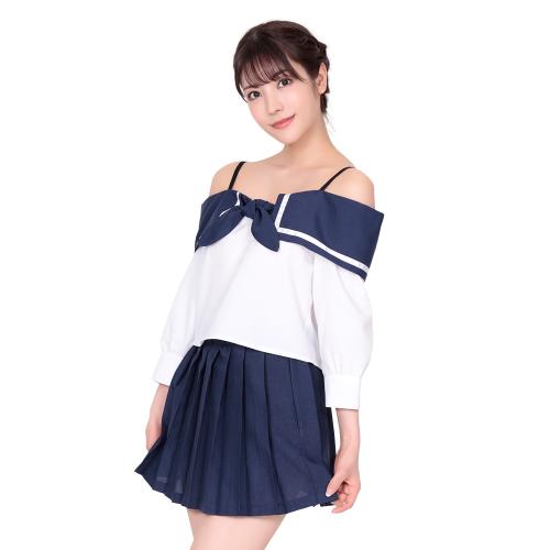 新学期からルーズショルダーセーラー服 7,150 円 新学期からルーズショルダーセーラー服