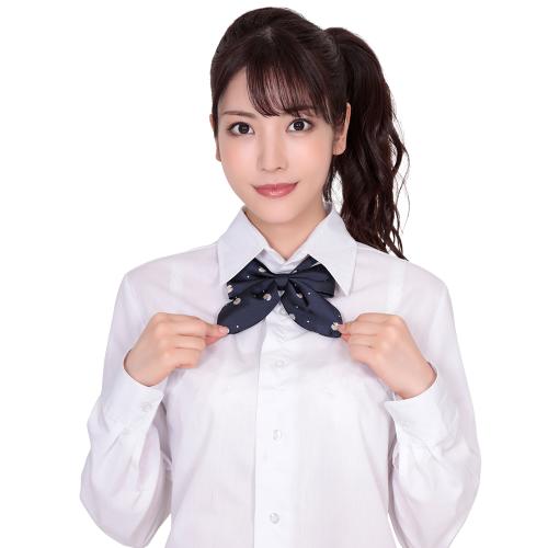 きゅん可愛スクールリボン 紋章花ネイビー 528 円 きゅん可愛スクールリボン 紋章花ネイビー