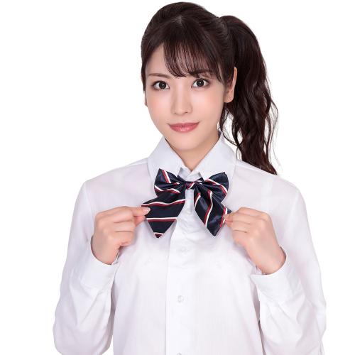 きゅん可愛スクールリボン ネイビーレジメンタルストライプ 528 円 きゅん可愛スクールリボン ネイビーレジメンタルストライプ
