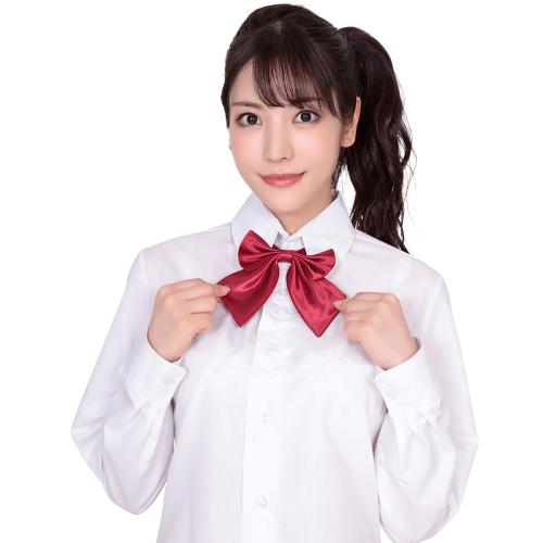 きゅん可愛スクールリボン ダークレッドクラシックサテン 528 Yen きゅん可愛スクールリボン ダークレッドクラシックサテン