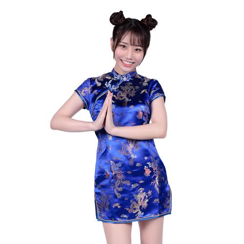 攻めるチャイナ服 ミニ ブルー 6,380 円 攻めるチャイナ服 ミニ ブルー