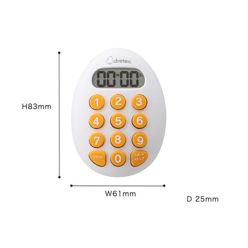 たまご型１０キータイマー　T-608