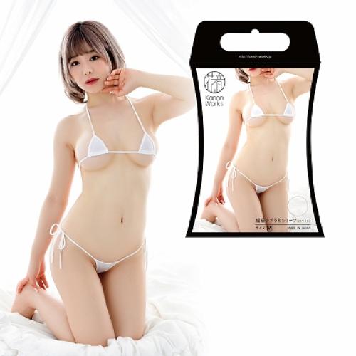 Kanon Works(花音ワークス) 極小ブラ&ショーツセット ホワイト 4,290 Yen Kanon Works(花音ワークス) 極小ブラ&ショーツセット ホワイト