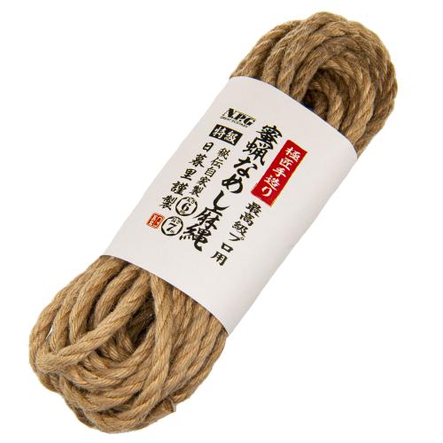 蜜蝋なめし麻縄 極匠手造り(太さ6mm)長さ7m OPEN価格 蜜蝋なめし麻縄 極匠手造り(太さ6mm)長さ7m