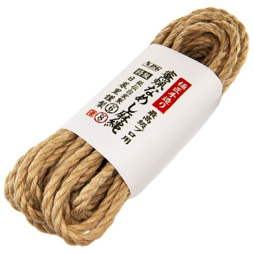 蜜蝋なめし麻縄 極匠手造り(太さ6mm)長さ8m OPEN価格 蜜蝋なめし麻縄 極匠手造り(太さ6mm)長さ8m