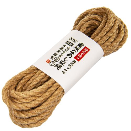蜜蝋なめし麻縄 極匠手造り(太さ8mm)長さ7m OPEN価格 蜜蝋なめし麻縄 極匠手造り(太さ8mm)長さ7m