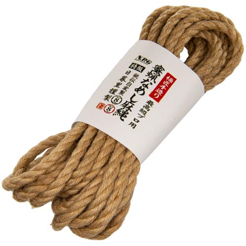 蜜蝋なめし麻縄 極匠手造り(太さ8mm)長さ8m OPEN価格 蜜蝋なめし麻縄 極匠手造り(太さ8mm)長さ8m