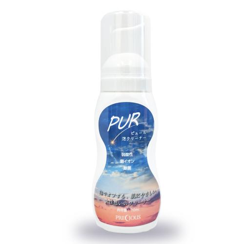 【使いやすい泡タイプのグッズクリーナー】　PUR(ピュール)泡クリーナー