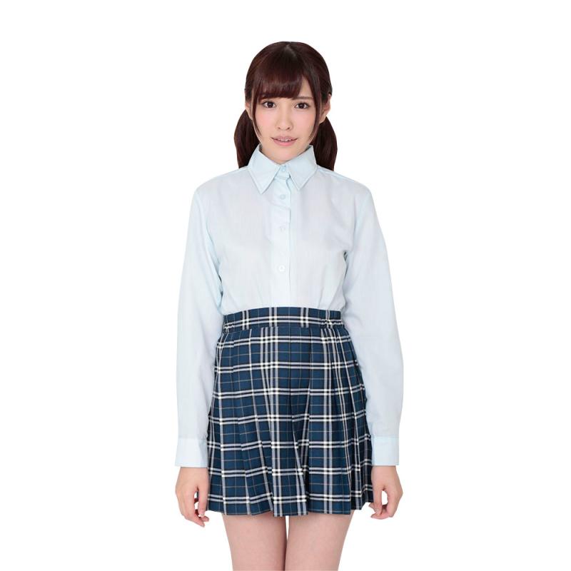 Precious:本気で盛れる長袖シャツブルー XLサイズ（学生服）