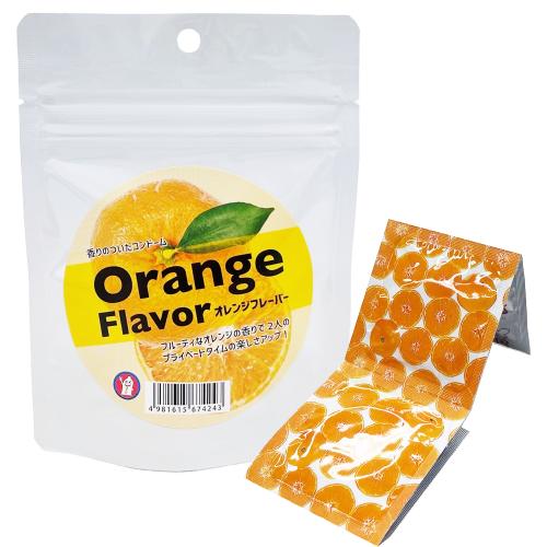 フレーバーコンドーム(オレンジ)6個入パウチ OPEN価格 フレーバーコンドーム(オレンジ)6個入パウチ