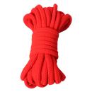 ＮＥＯ　ＳＭ拘束ロープ　日本製（赤）８ｍの画像（1）