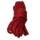 ＮＥＯ　ＳＭ緊縛　職人なめしジュート麻縄　赤　８ｍの画像（1）