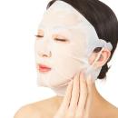 高保水フェイシャルシート (マスクタイプ ネック付き) 29×20cm 80枚入の画像（1）