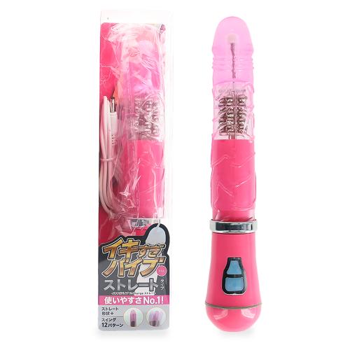 イキすぎバイブE-Charge(ストレート)ピンク 3,058 Yen イキすぎバイブE-Charge(ストレート)ピンク