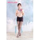 DOLCE.pink 裸スカーフ えちえちCAカラフルスカーフ 黒パンスト 赤色ショーツ付きの画像（4）