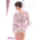 DOLCE.pink 妖艶丈短シースルー　花魁着物　ピンクの画像（2）