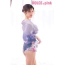 DOLCE.pink 妖艶丈短　花魁着物　紫の画像（3）